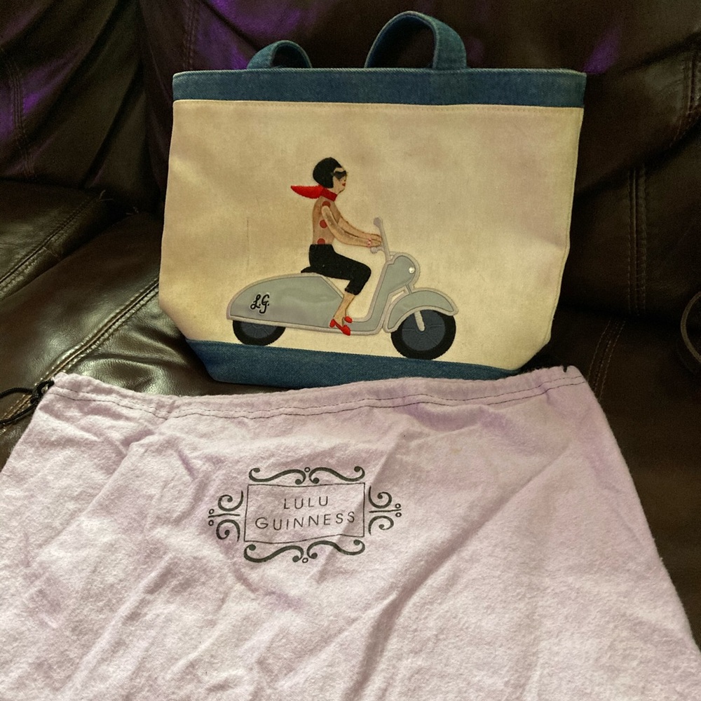 Lulu Guinness bag with duster